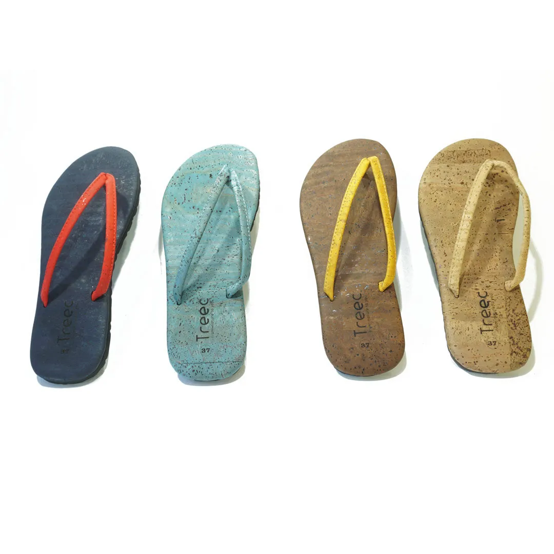3 Treec Cork Flip Flops   1 Free