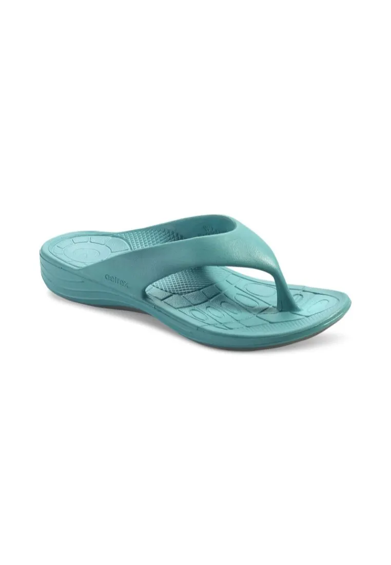 Aetrex Women Lynco Flip Aqua