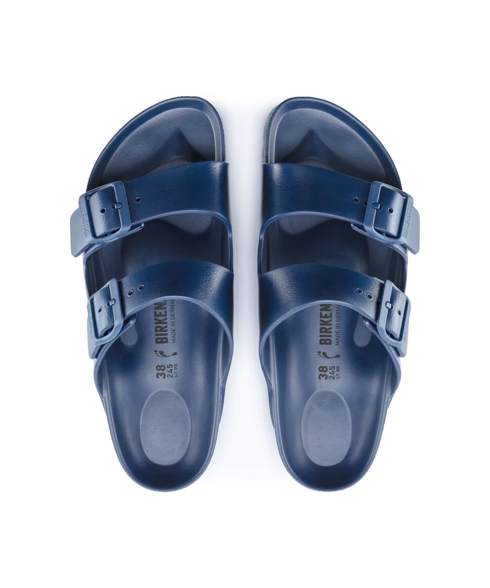 BIRKENSTOCK ARIZONA ESSENTIALS NARROW FIT IN NAVY