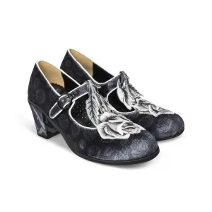 Chocolaticas® BLACK TUDOR Women's Mary Jane Pump