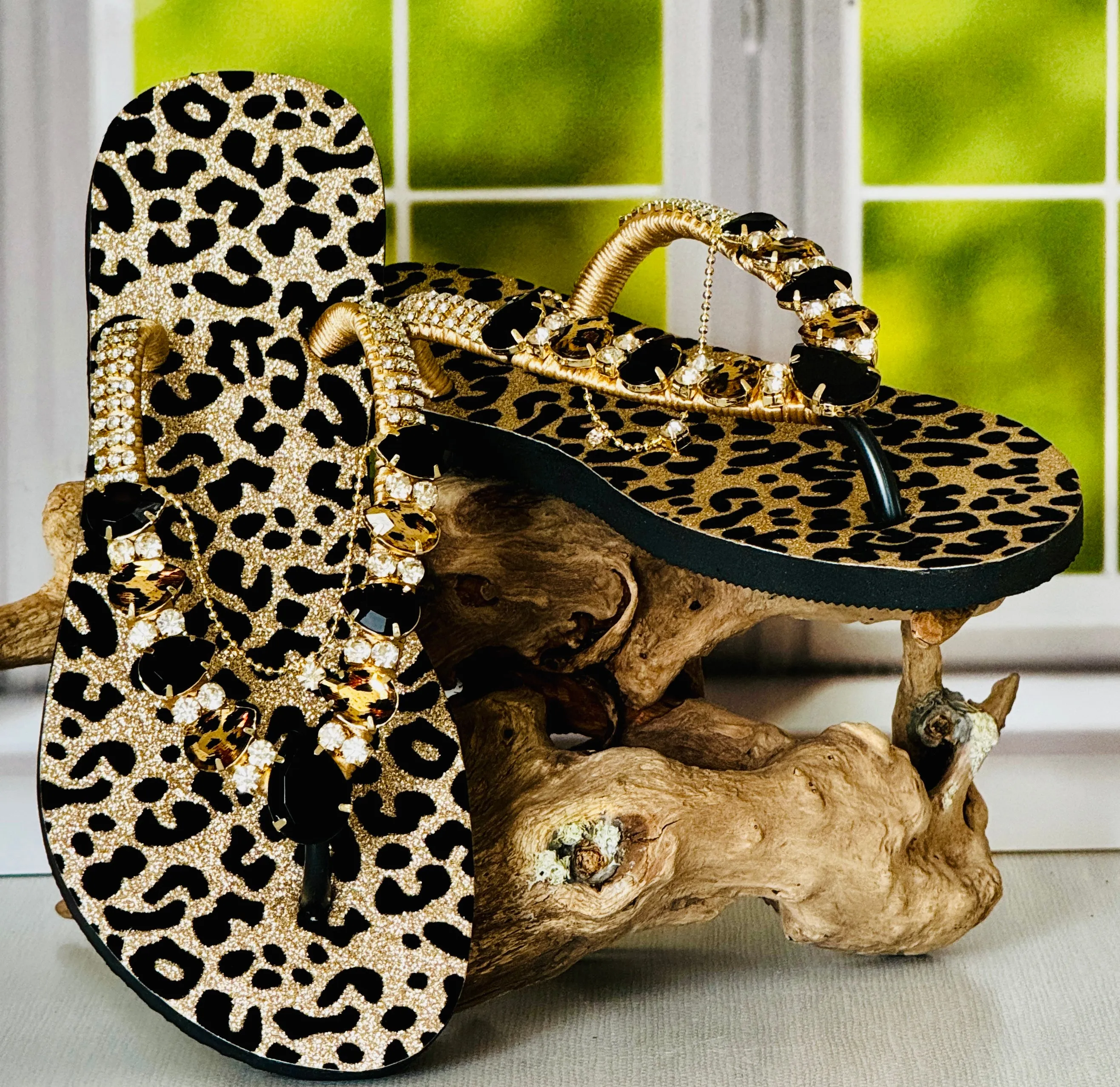 Custom Made Animal Print Sandals
