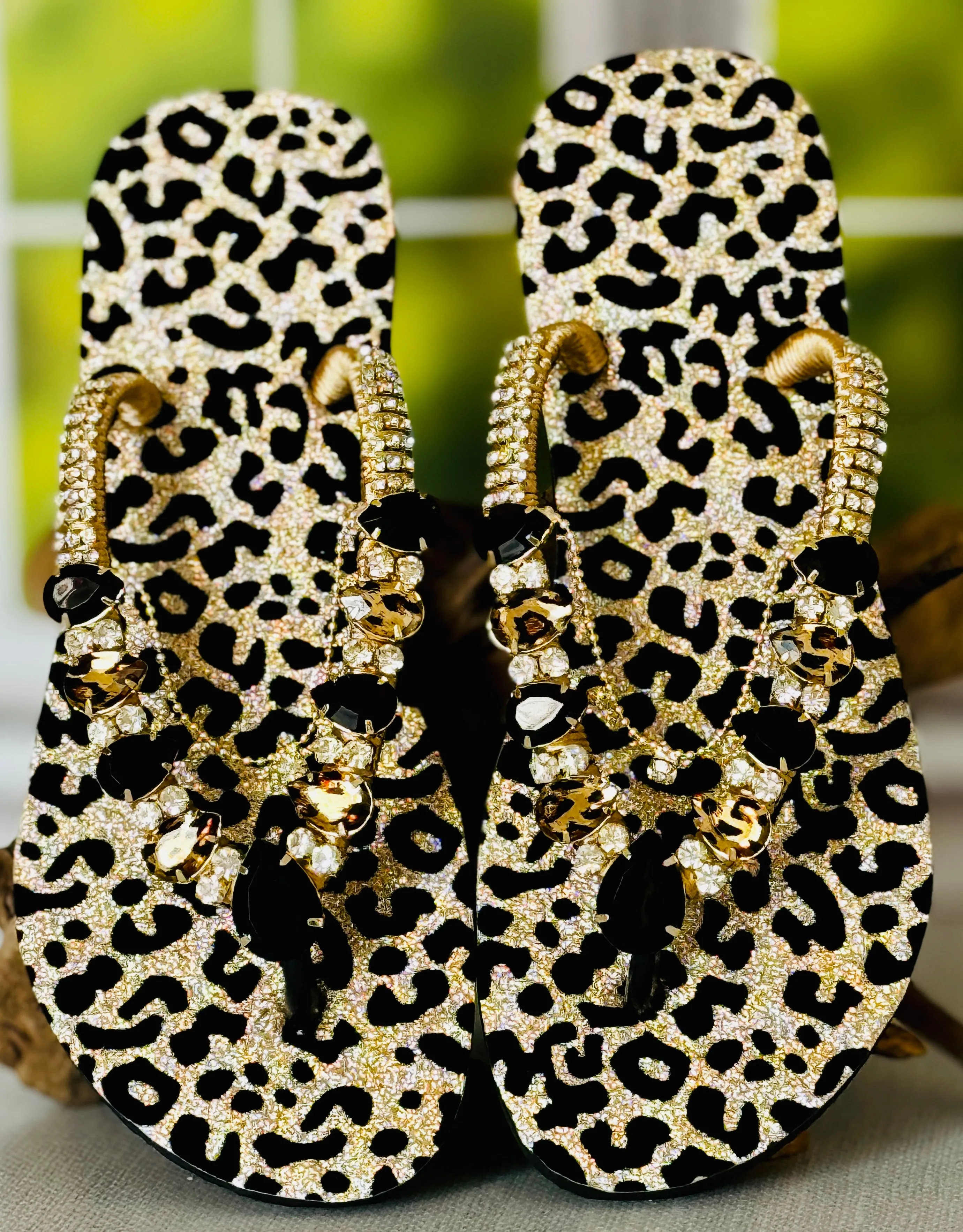 Custom Made Animal Print Sandals