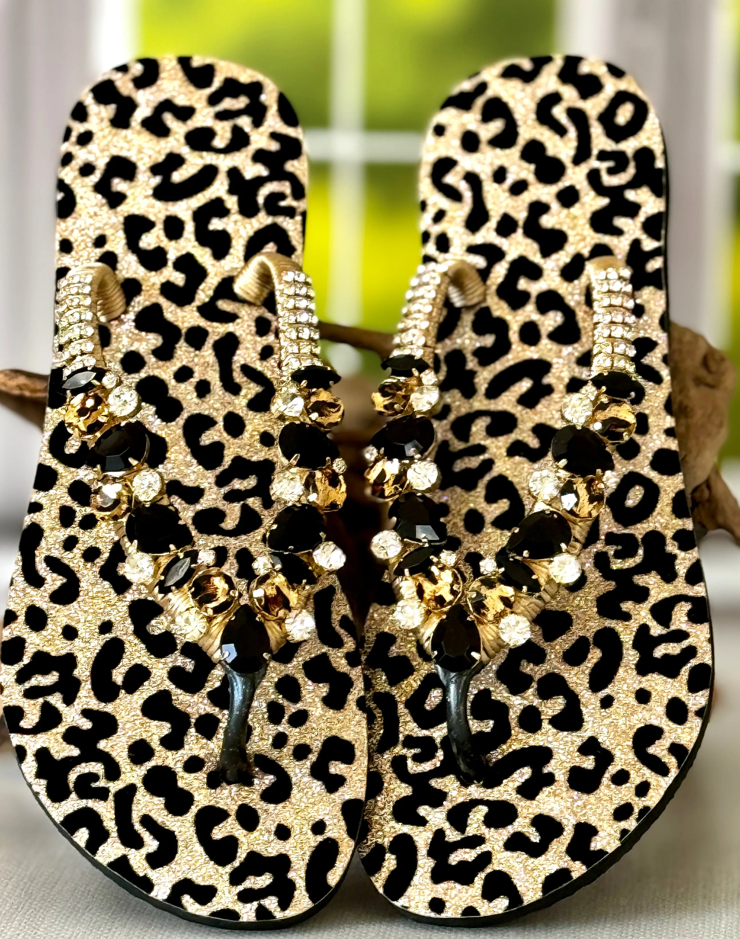Custom Made Animal Print Sandals