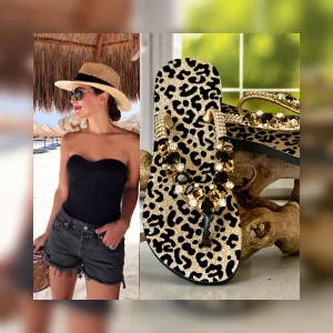 Custom Made Animal Print Sandals