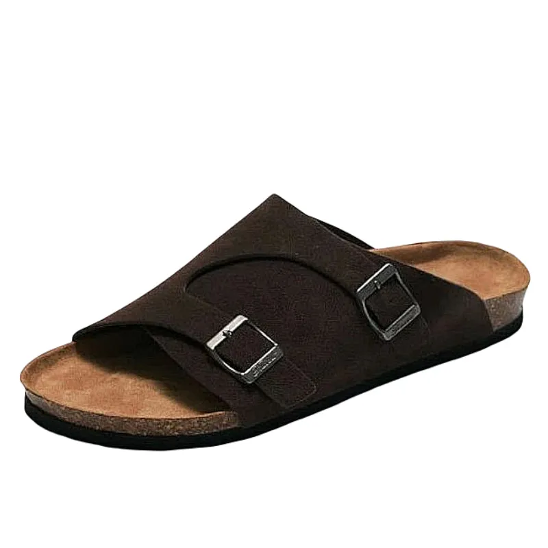 Cuzcare Men Breathable Suede Summer Trendy Orthopedic Sandals