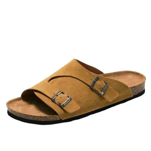 Cuzcare Men Breathable Suede Summer Trendy Orthopedic Sandals