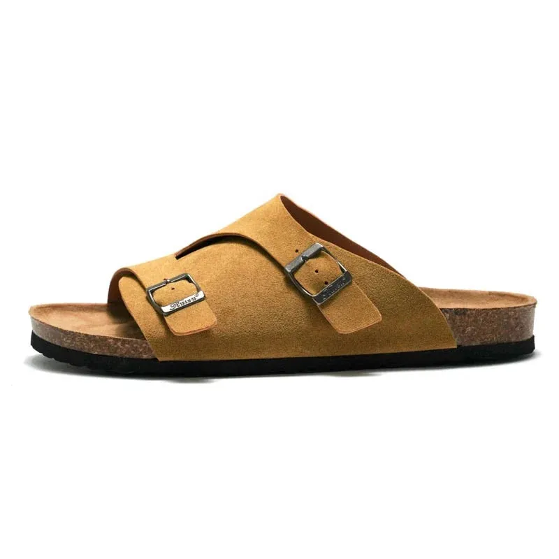 Cuzcare Men Breathable Suede Summer Trendy Orthopedic Sandals