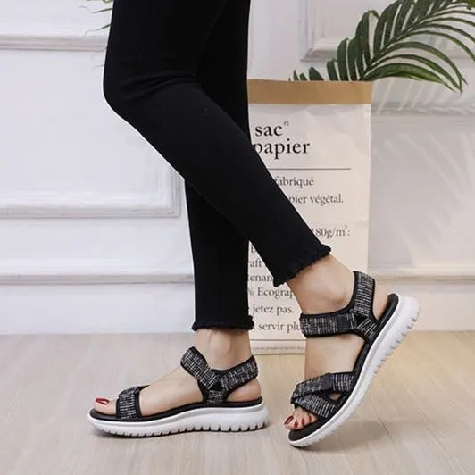 Cuzcare Trendy Sports Sandals Women Open Toe Hook&loop Orthopedic Sandals