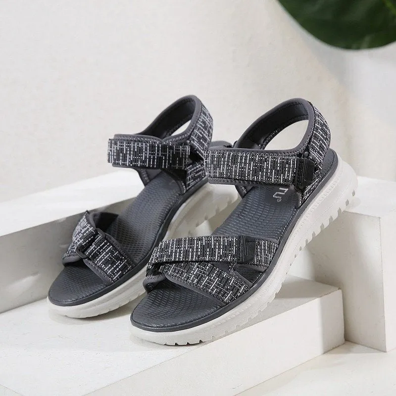 Cuzcare Trendy Sports Sandals Women Open Toe Hook&loop Orthopedic Sandals