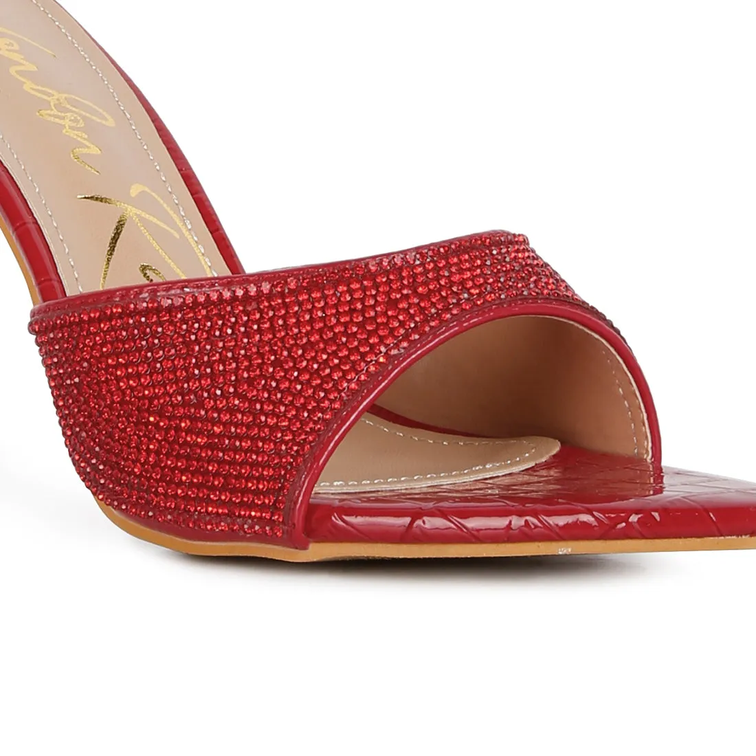 Diamante Ballroom Stiletto Sandals