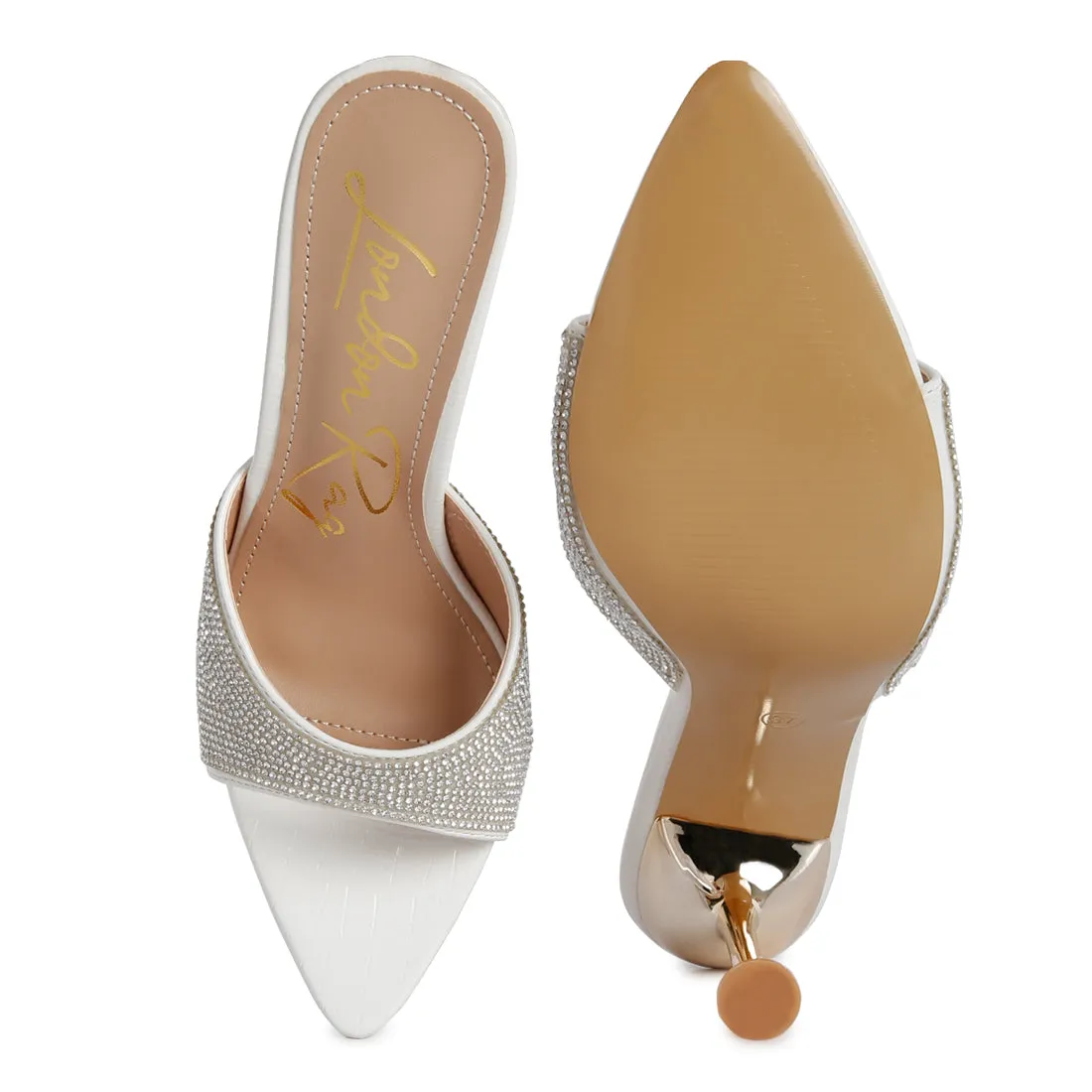 Diamante Ballroom Stiletto Sandals