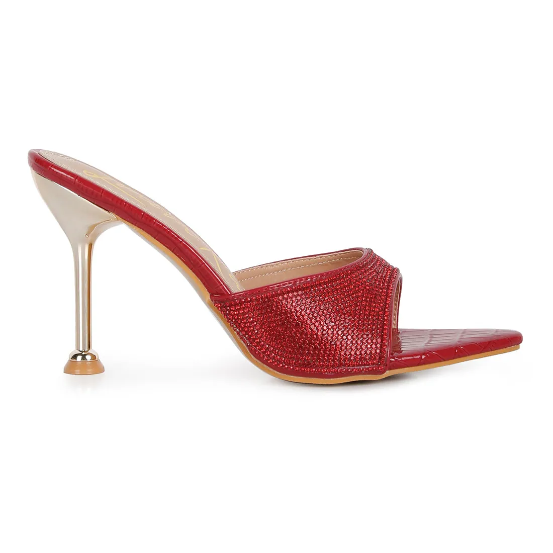 Diamante Ballroom Stiletto Sandals