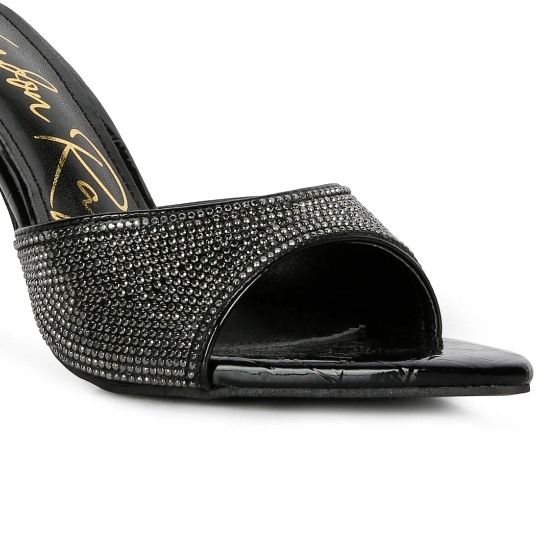 Diamante Ballroom Stiletto Sandals