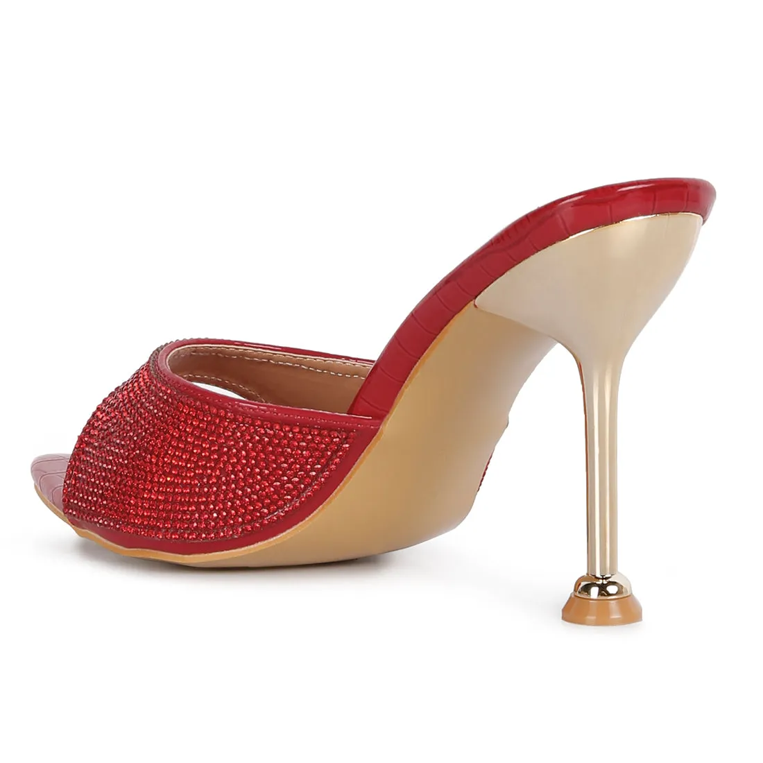 Diamante Ballroom Stiletto Sandals