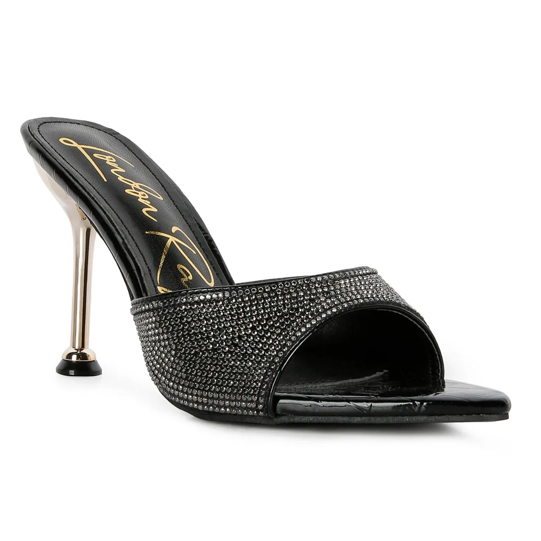 Diamante Ballroom Stiletto Sandals