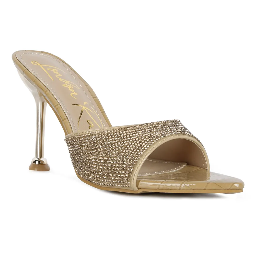 Diamante Ballroom Stiletto Sandals