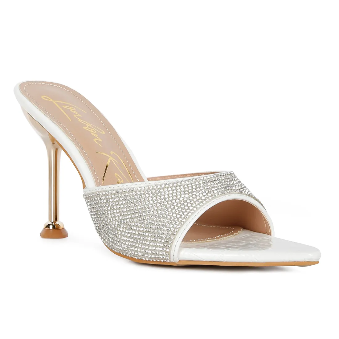 Diamante Ballroom Stiletto Sandals