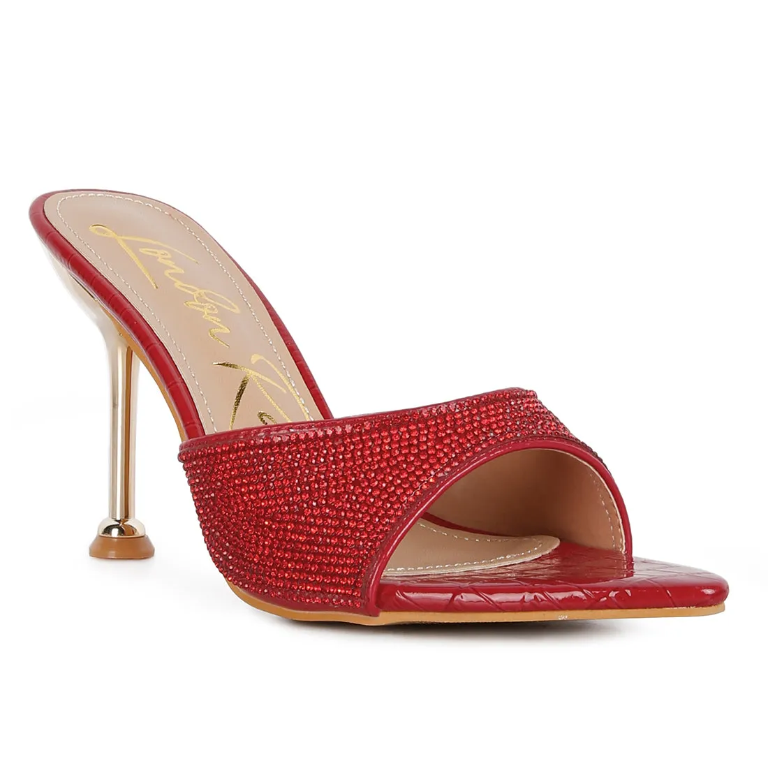 Diamante Ballroom Stiletto Sandals