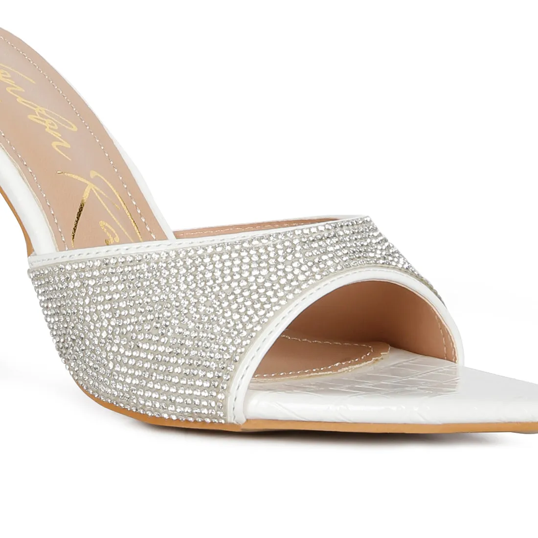 Diamante Ballroom Stiletto Sandals