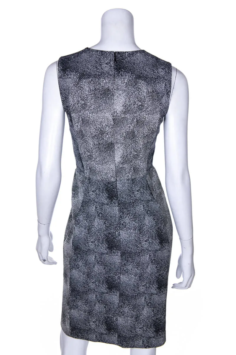 Diane von Furstenberg Black and White Printed Eden Shift Dress Size XS | US 4