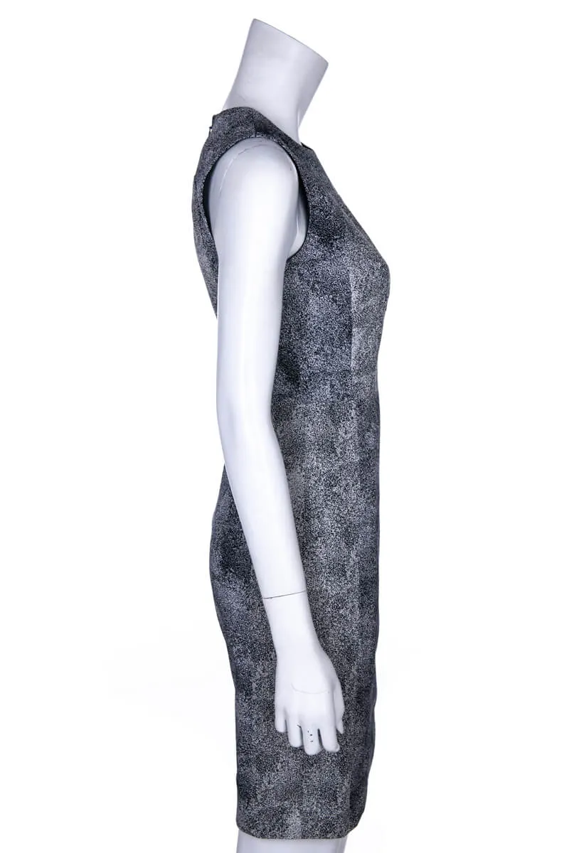 Diane von Furstenberg Black and White Printed Eden Shift Dress Size XS | US 4