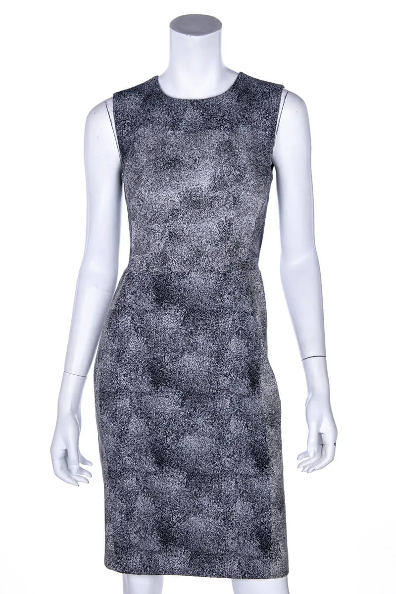 Diane von Furstenberg Black and White Printed Eden Shift Dress Size XS | US 4
