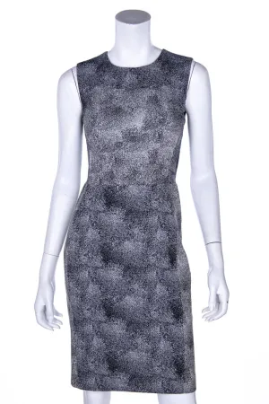 Diane von Furstenberg Black and White Printed Eden Shift Dress Size XS | US 4
