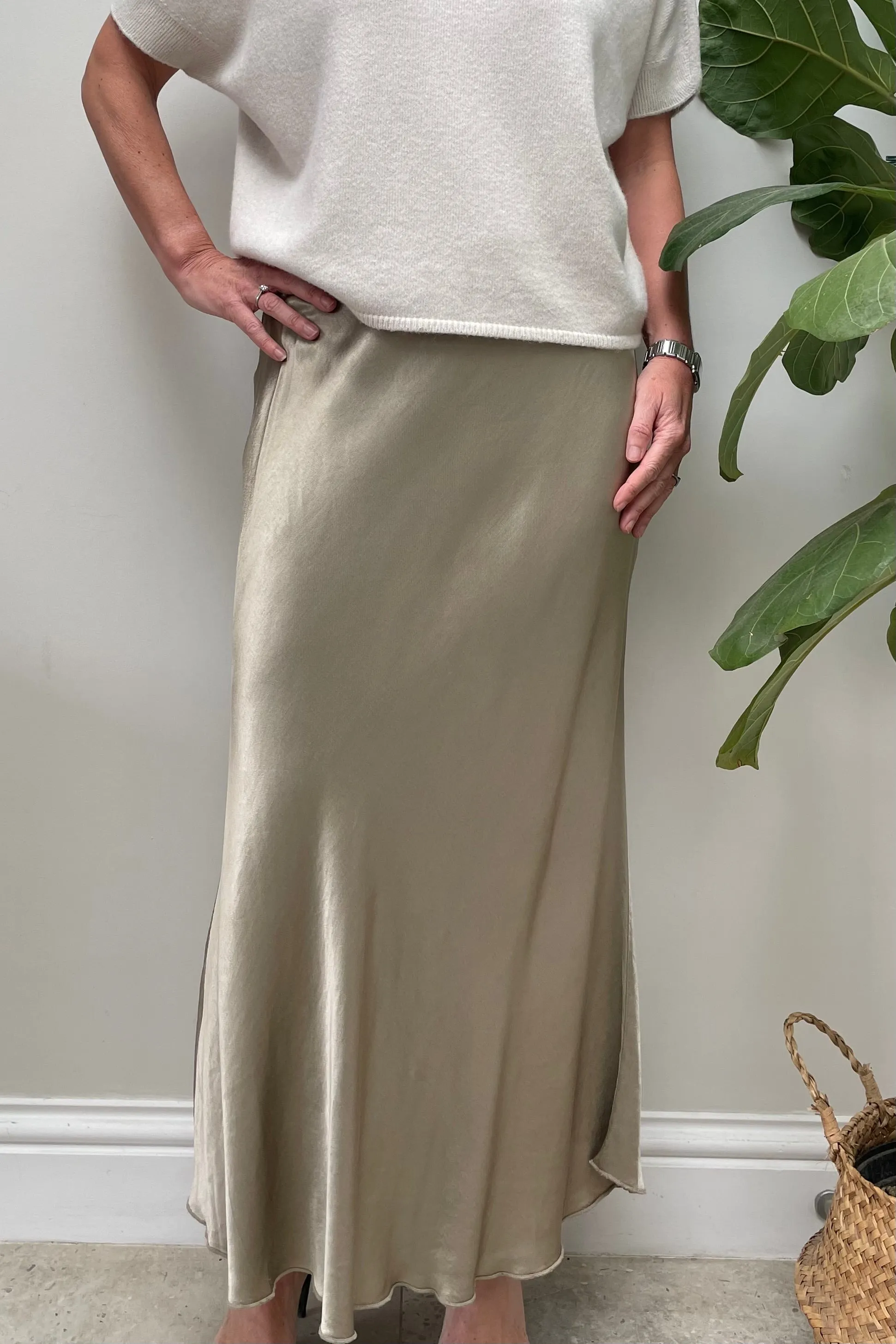 Elle Satin Skirt