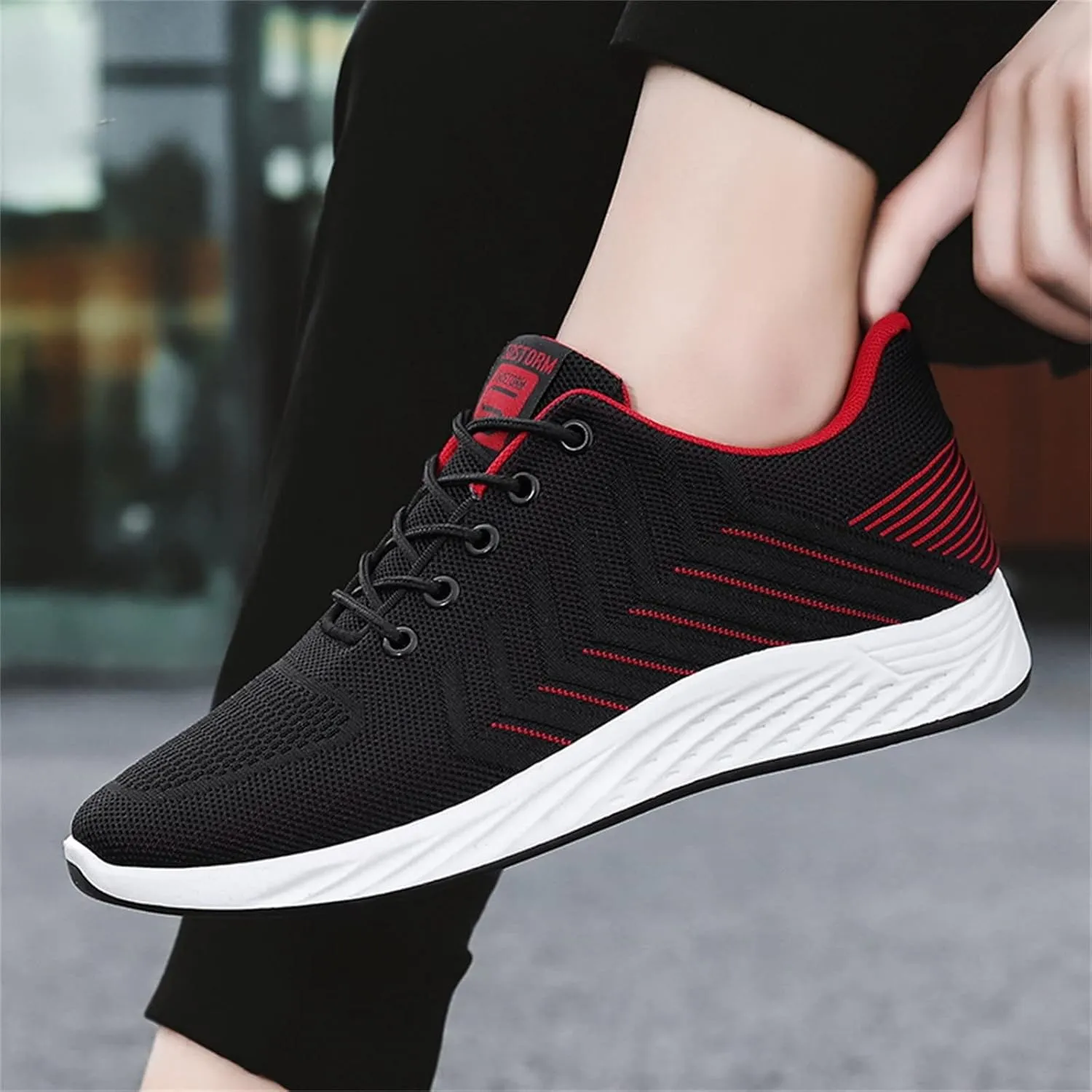Fashion Orthopedic Sneakers for Men Recovery Air Athletic Running Tennis Shoe Breathable Lace Up Shoes for Men