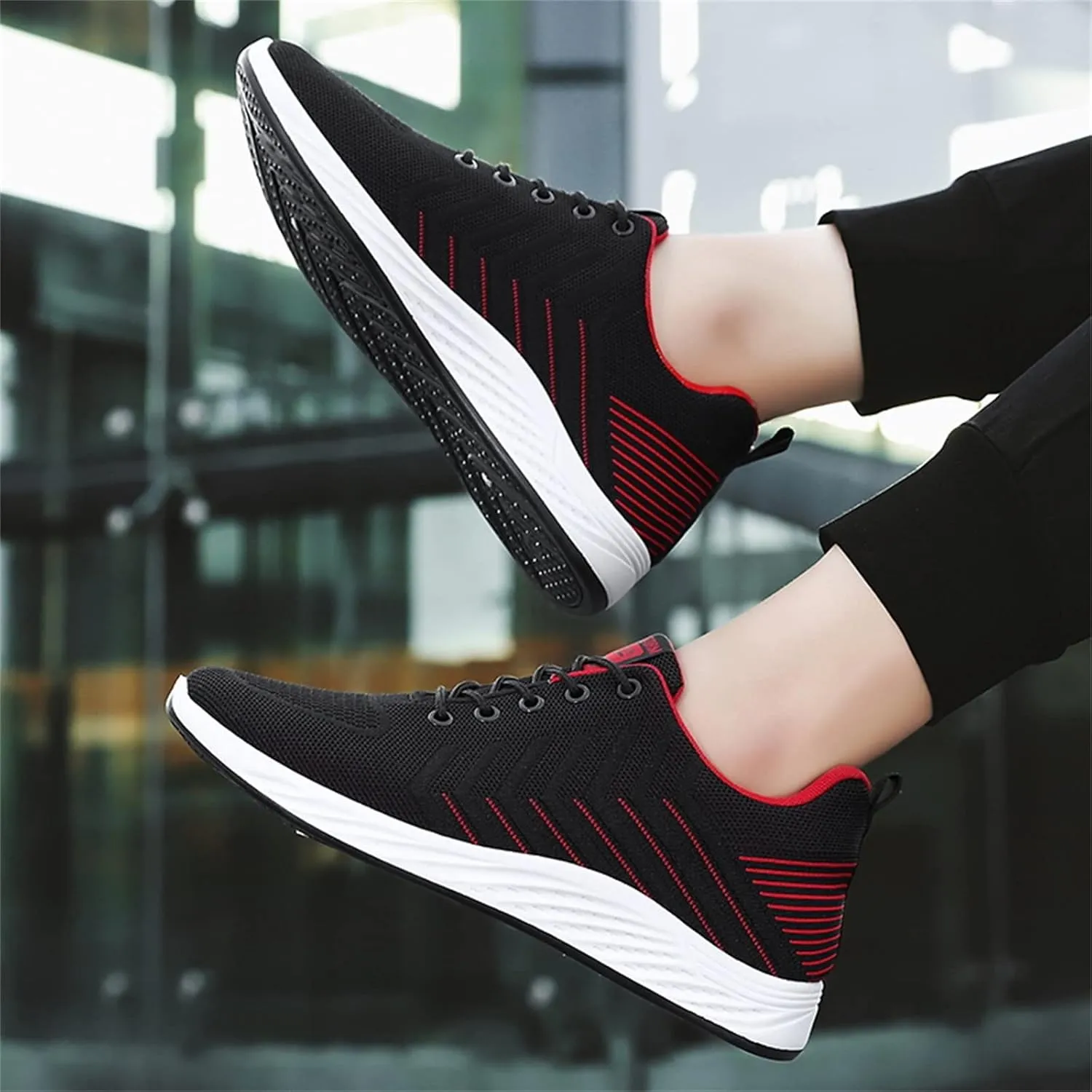 Fashion Orthopedic Sneakers for Men Recovery Air Athletic Running Tennis Shoe Breathable Lace Up Shoes for Men