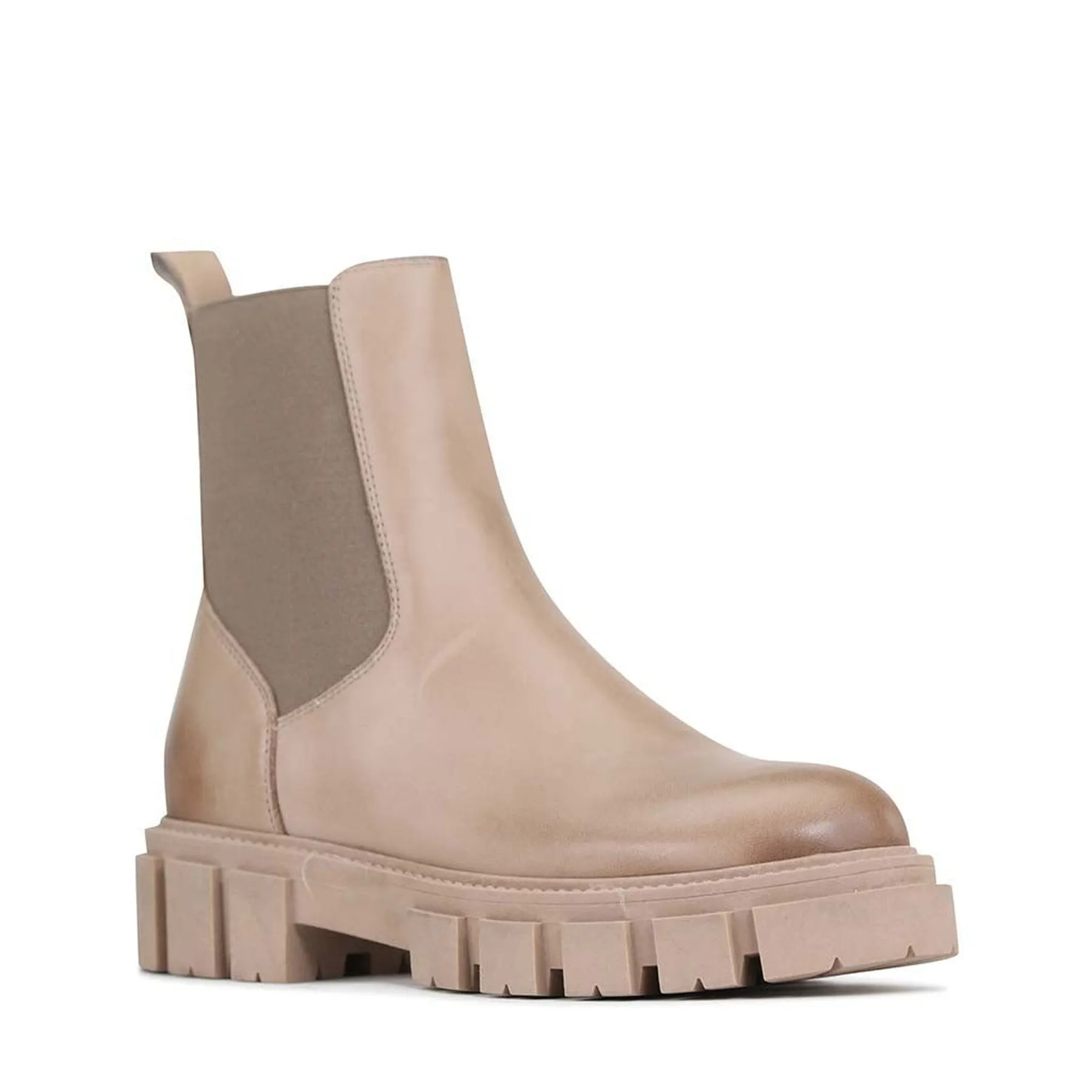 FEAT LEATHER ANKLE BOOTS