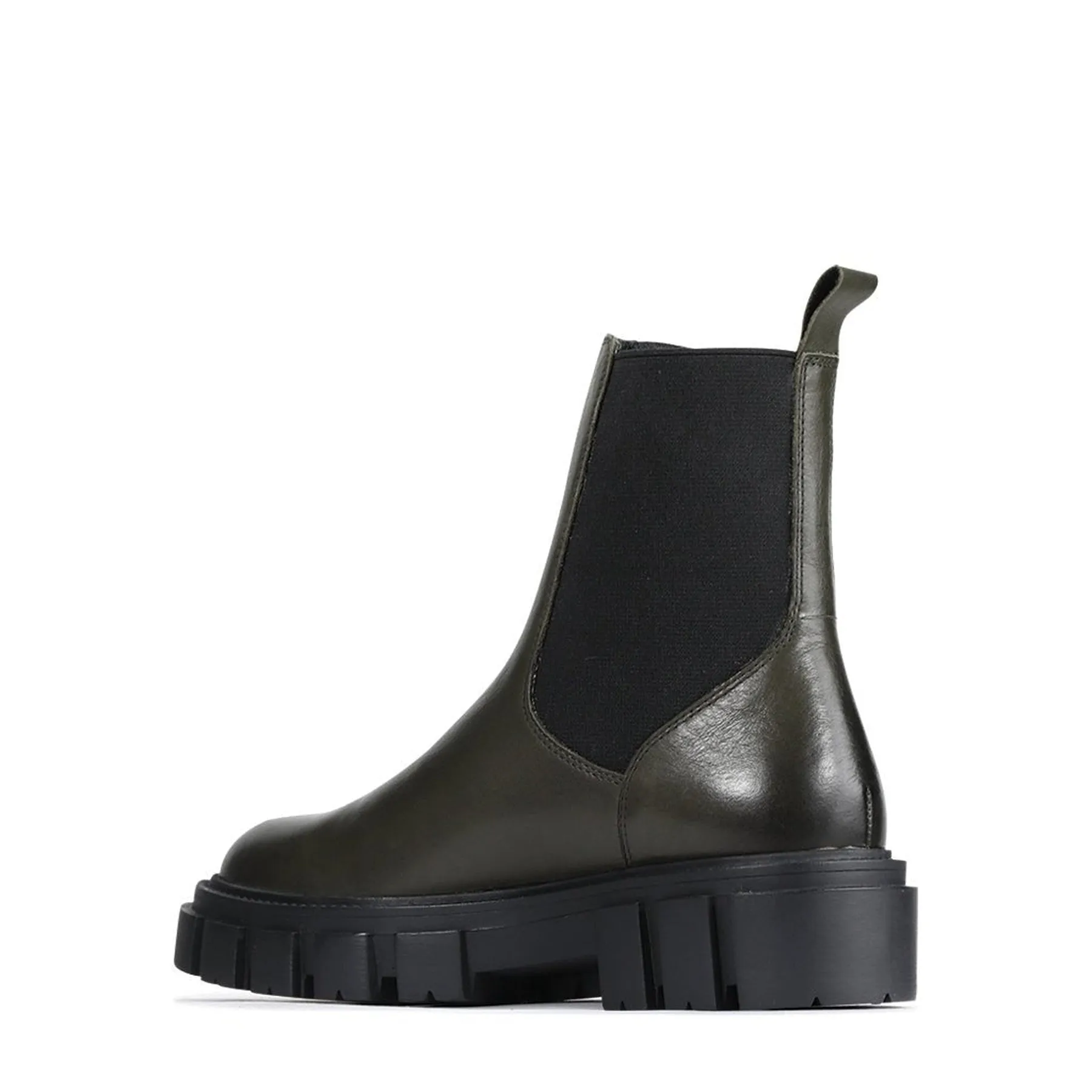FEAT LEATHER ANKLE BOOTS