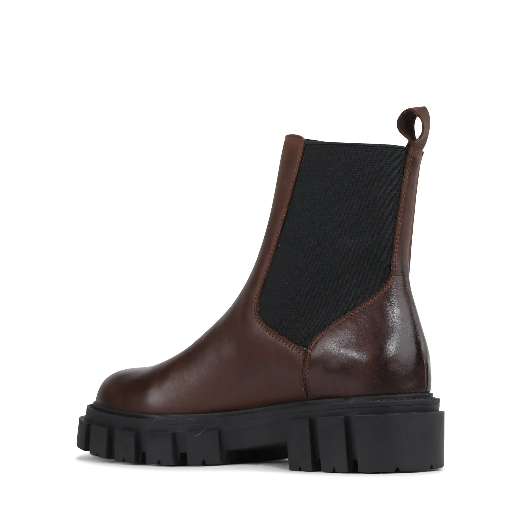 FEAT LEATHER ANKLE BOOTS