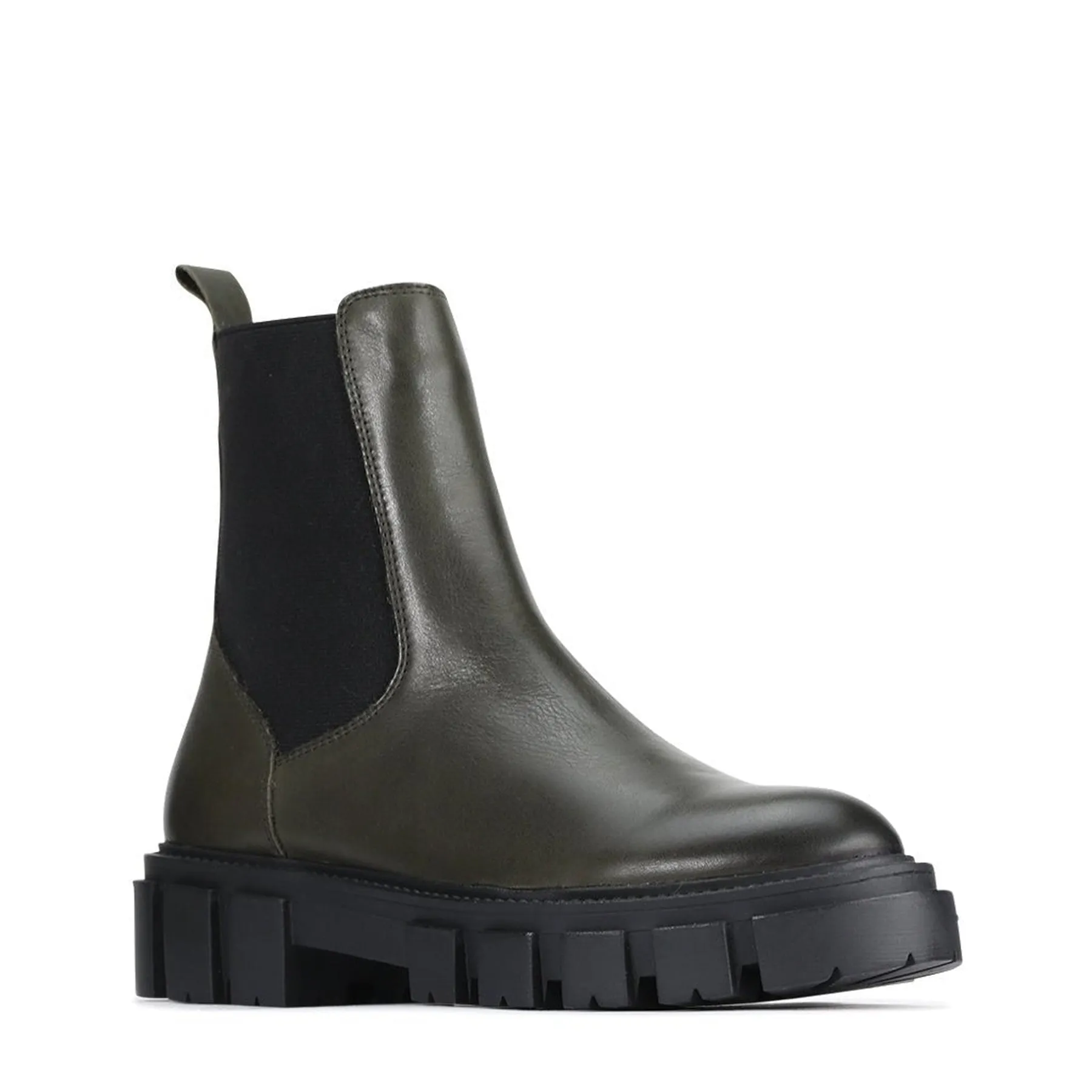 FEAT LEATHER ANKLE BOOTS