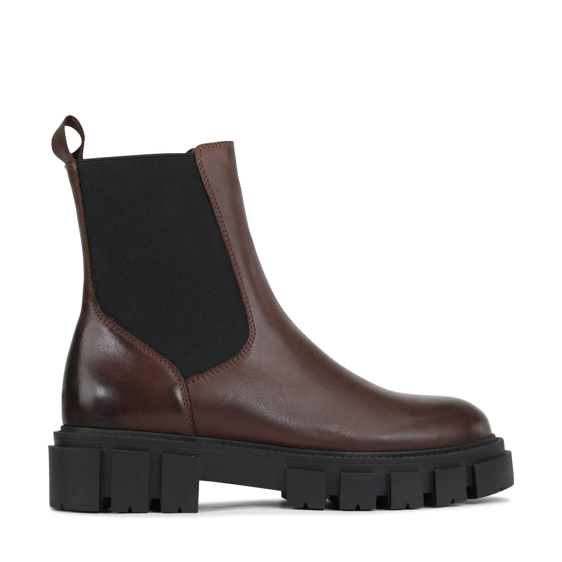 FEAT LEATHER ANKLE BOOTS