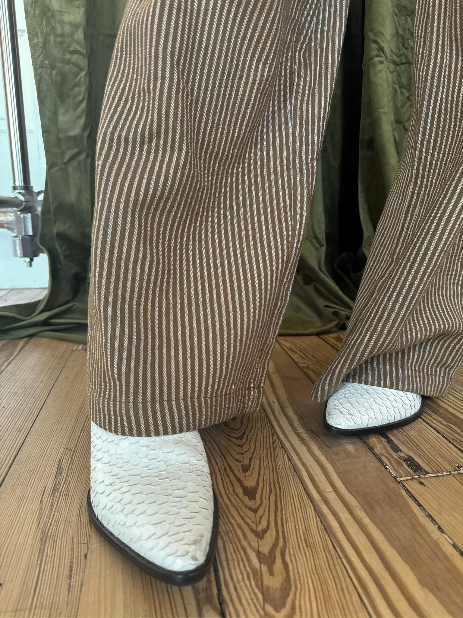 Frnch Dominique Khaki Jumpsuit