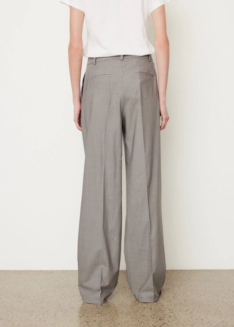 Grey Melange Pants