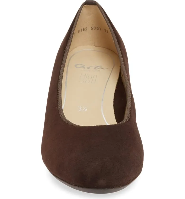 Kendall Suede Pump Brown