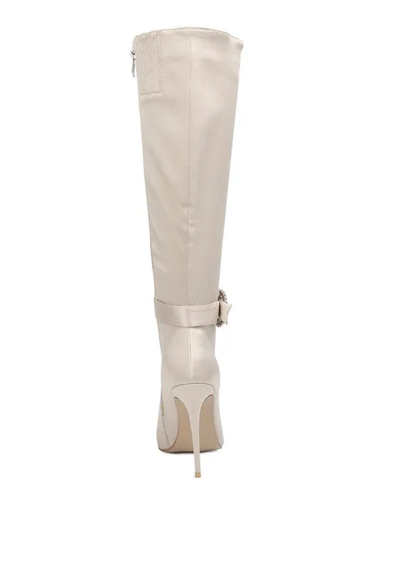 Lovestruck Side Zipper High Calf Boots