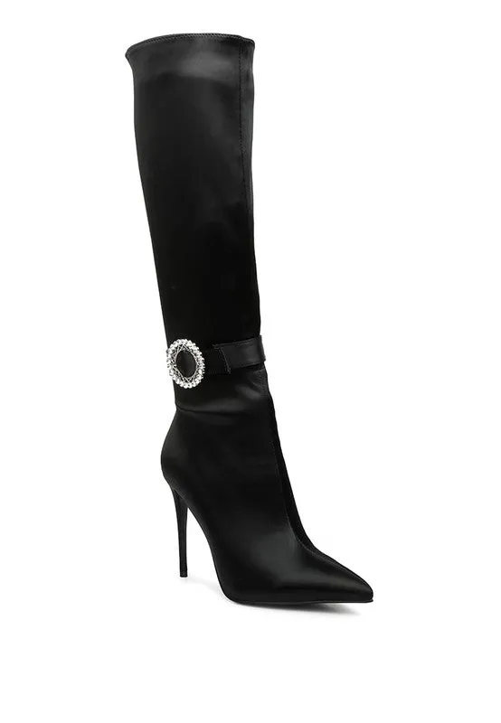 Lovestruck Side Zipper High Calf Boots