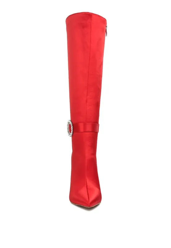 Lovestruck Side Zipper High Calf Boots