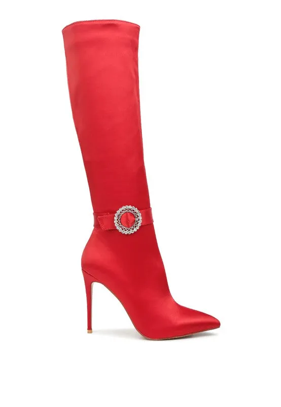 Lovestruck Side Zipper High Calf Boots
