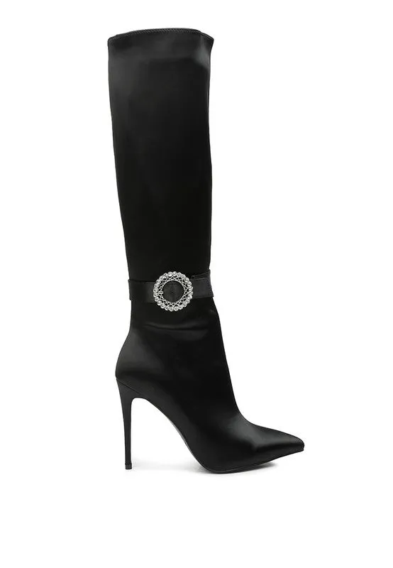 Lovestruck Side Zipper High Calf Boots