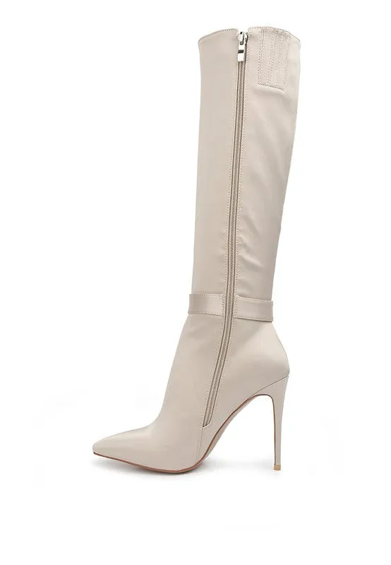 Lovestruck Side Zipper High Calf Boots