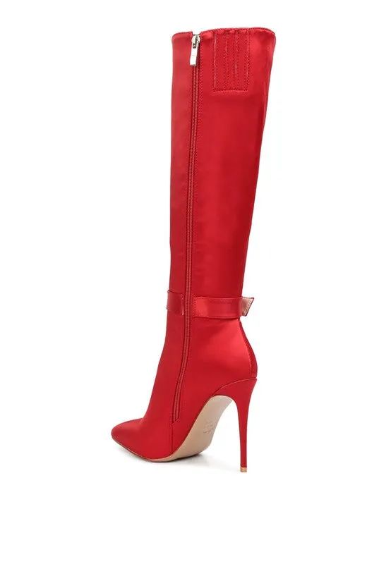 Lovestruck Side Zipper High Calf Boots