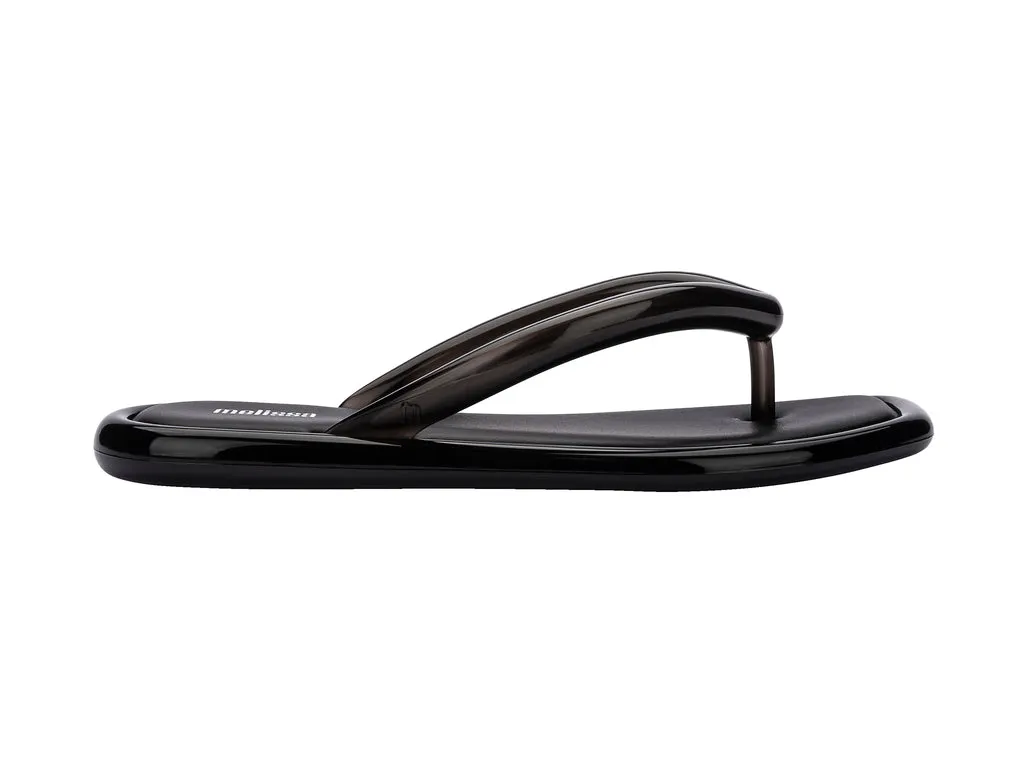 Melissa Airbubble AD Black Thong Flip-Flops