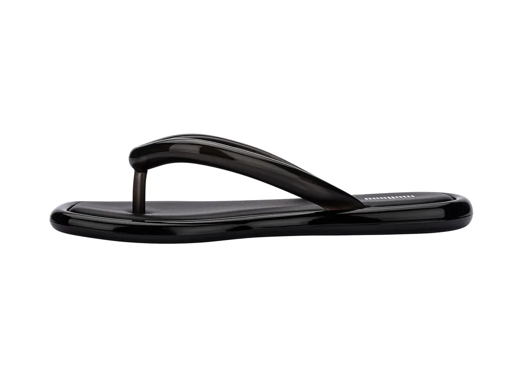 Melissa Airbubble AD Black Thong Flip-Flops