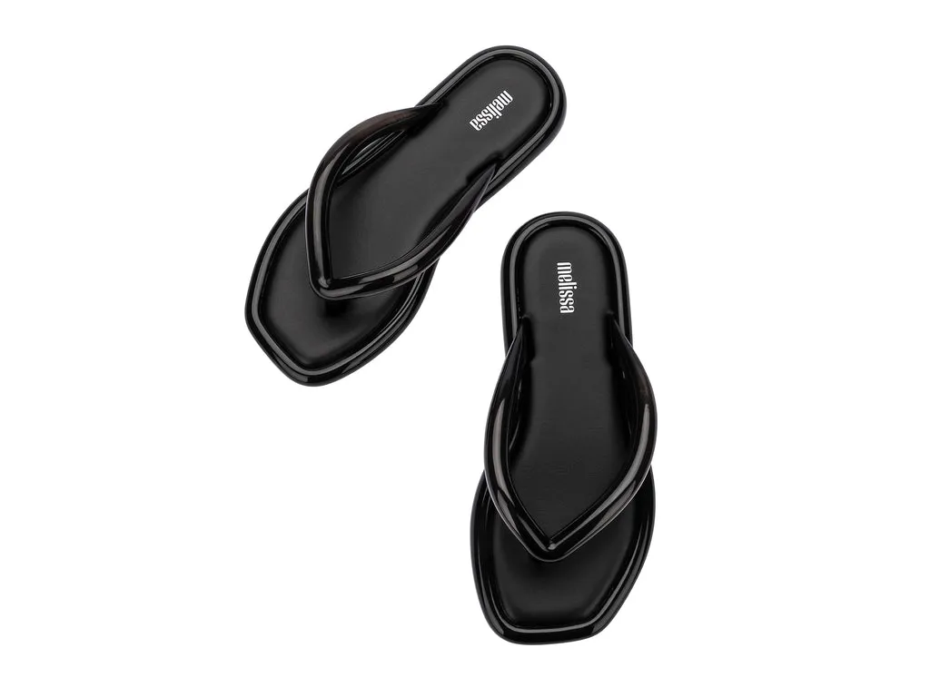 Melissa Airbubble AD Black Thong Flip-Flops