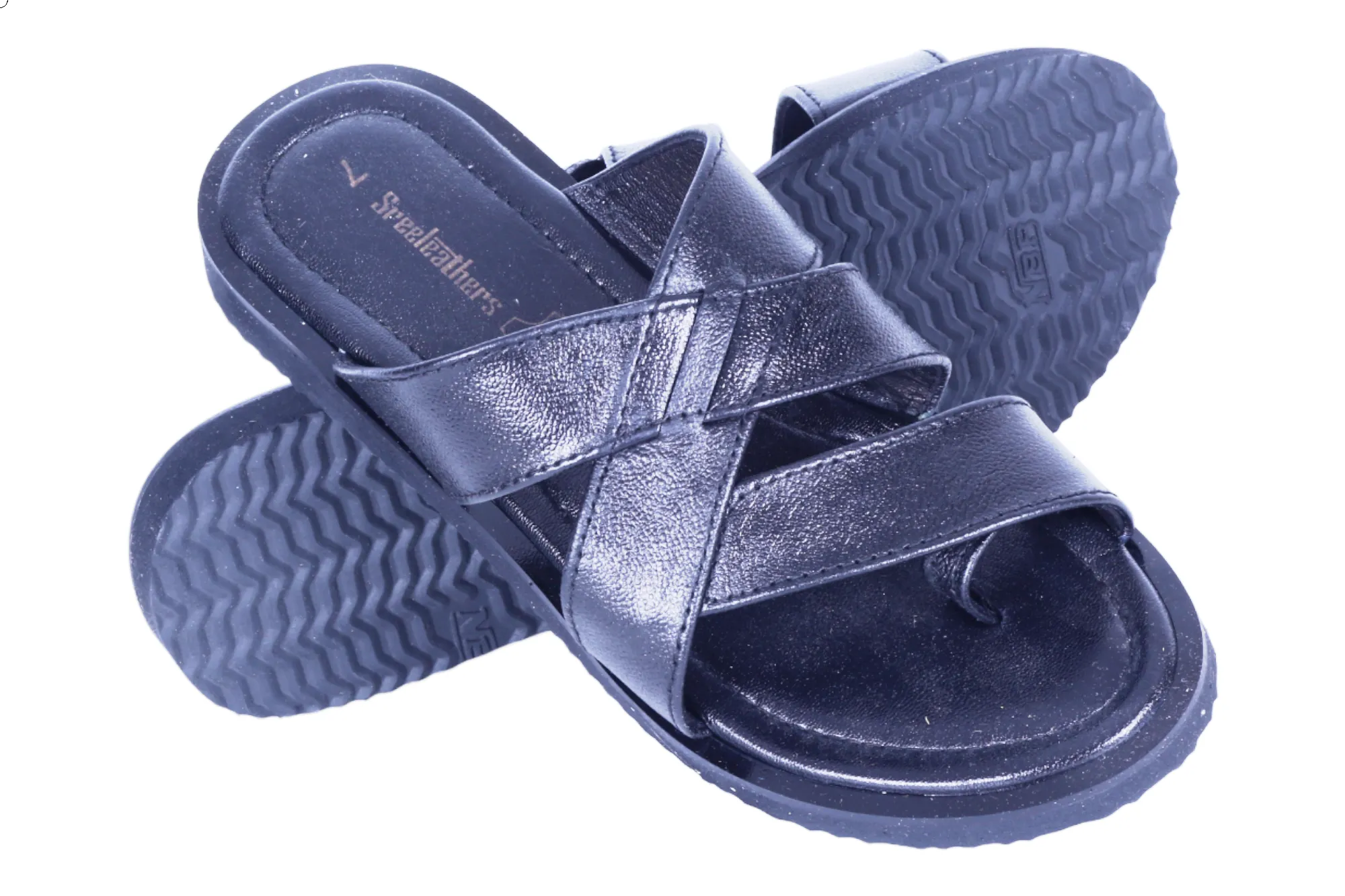 Mens Leather Chappal 28169