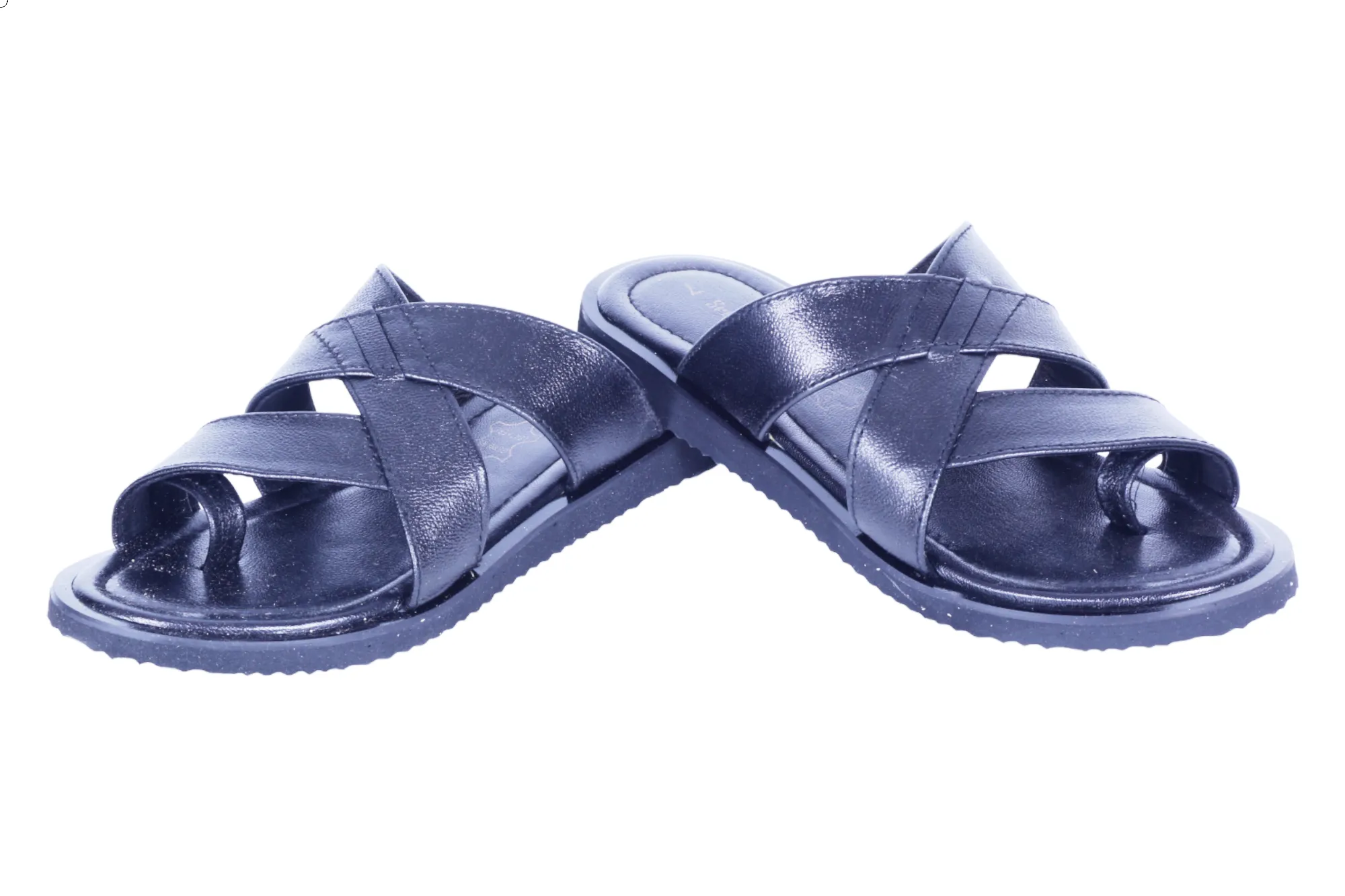 Mens Leather Chappal 28169